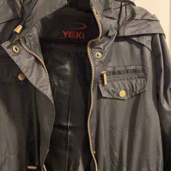 YOKI ANORAK RAIN TRENCH COAT - Picture 2 of 3